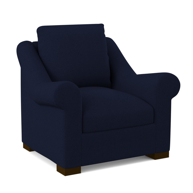 Chaise Canyon, Noyer noir, Mélange de polyester uniforme Margaret