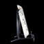 Calcite avec willetite, zinc rouge et Franklinite, plaque polie - Mine Franklin, New Jersey