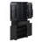 Bathroom Storage Cabinet With Doors And Drawer, Multiple Storage Space, Adjustable Shelf, Black-727136237