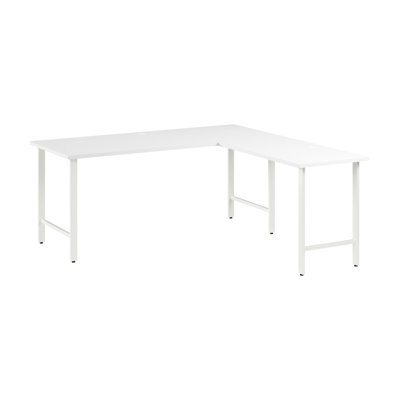 Bureau blanc réversible Hustle L 71 po