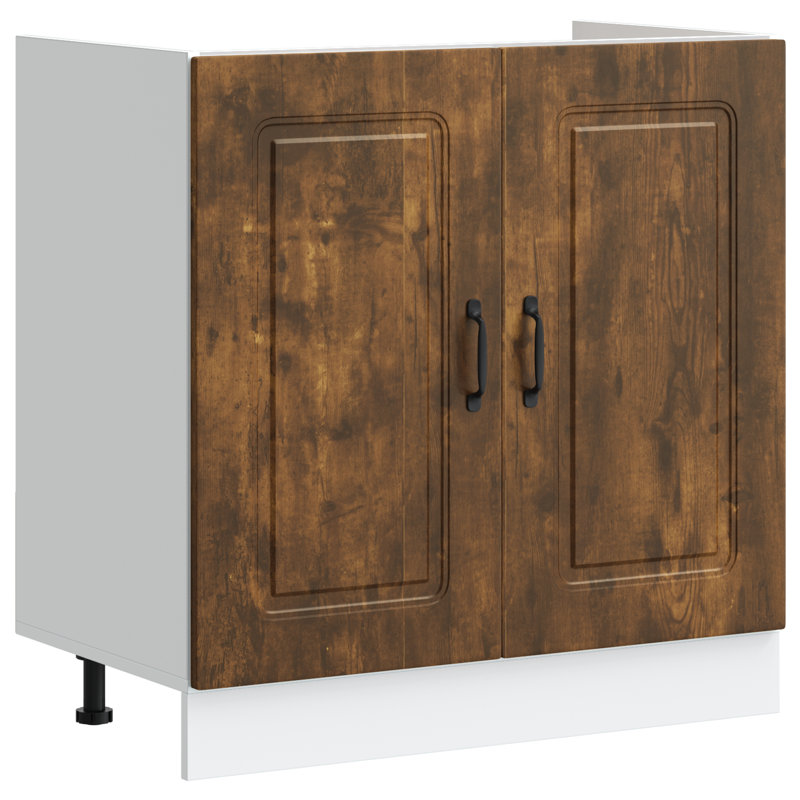 Kalmar Kitchen Cabinet Kalmar, Smoked Oak