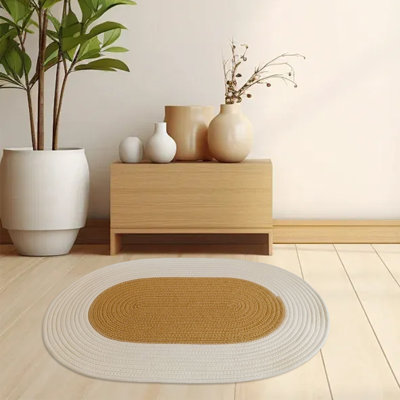 Kbndieu Bathroom Mat Rugs Mat Bedroom Bathroom Door Absorbent Non-slip Mat Living Room Porch Household All- Absorbent Mat Home Multi-purpose Leisure Woven Carpet