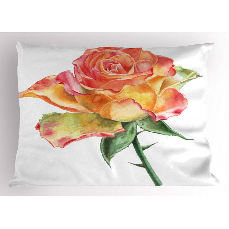 Polyester Floral Sham Set, Twin