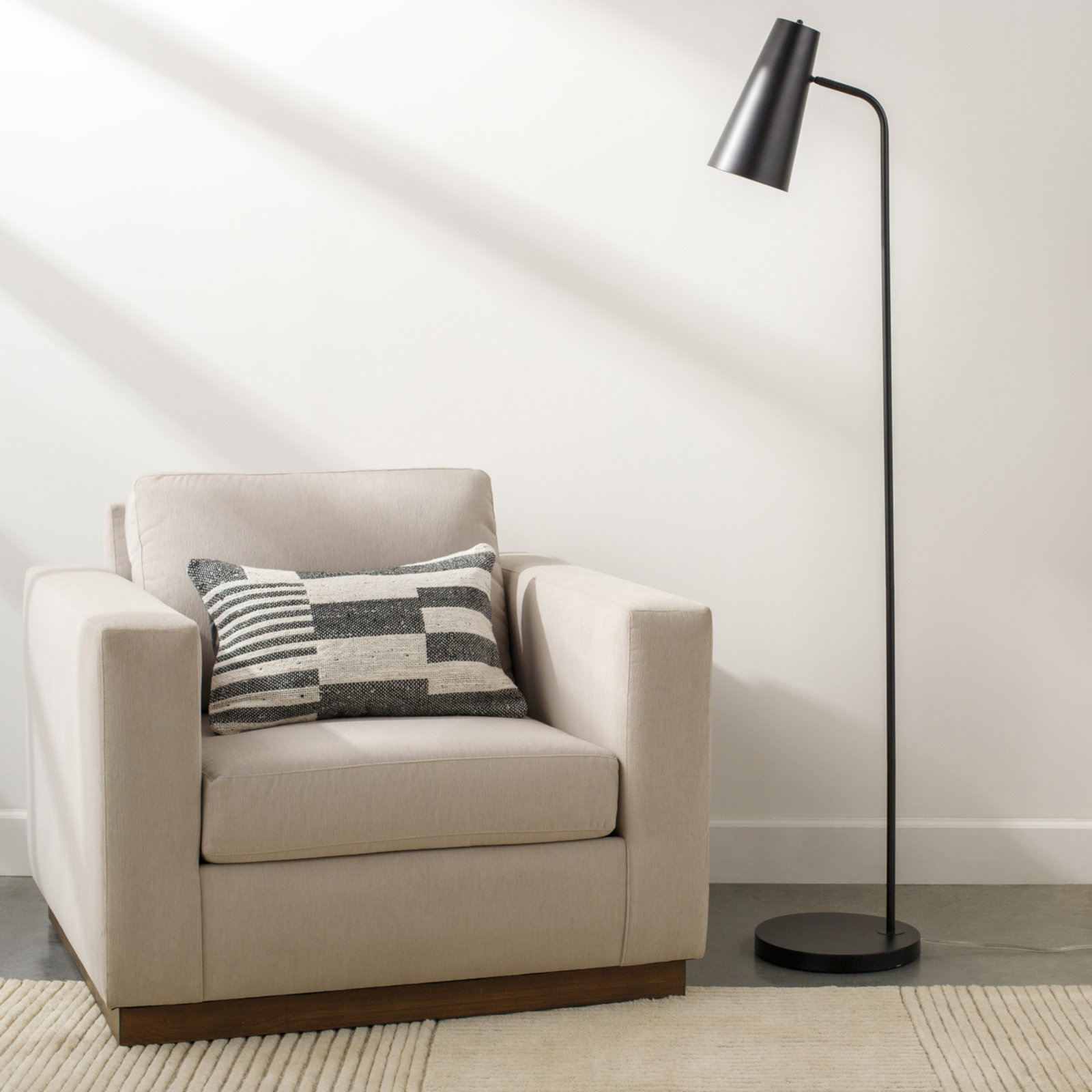 Kelt 66'' Floor Lamp, Black