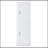 Tall Bathroom Storage Cabinet, Freestanding Storage Cabinet With Hook And Adjustable Shelf, MDF Board, White-314810808