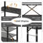 Tablettes réglables à 5 niveaux sur roulettes pour le balcon de la cuisine de garage