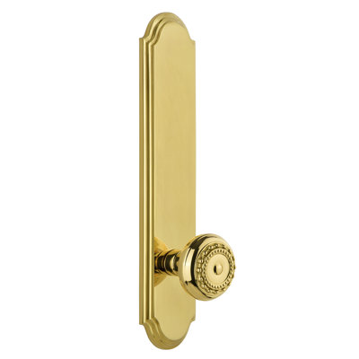 Grandeur Arc Tall Plate Double Dummy with Parthenon Door Knob