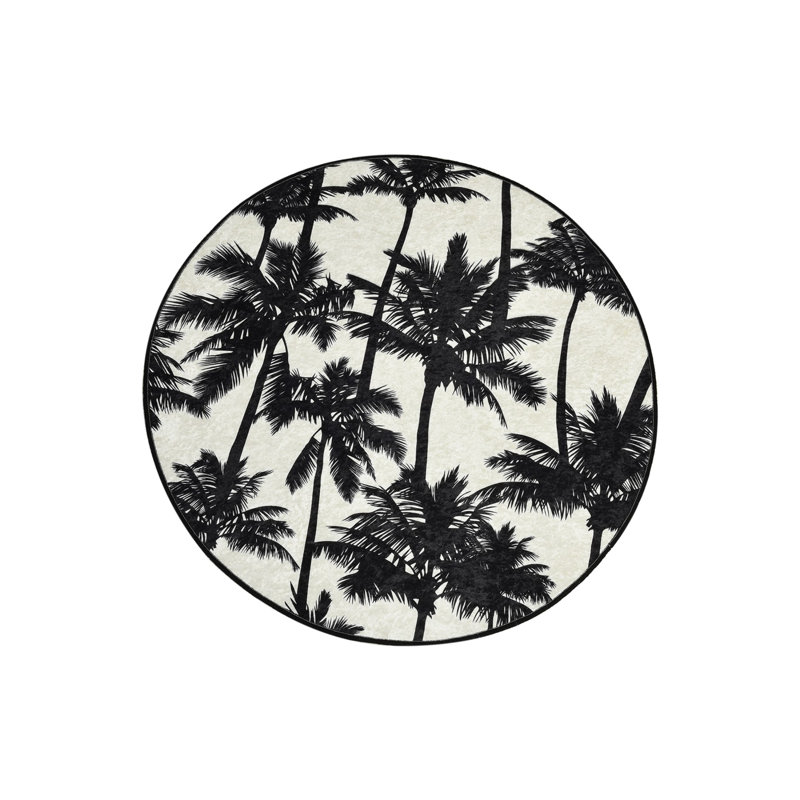 Tapis de bain de qualité supérieure, diamètre de 39,4 pouces, 100% polyester, antiallergique, anti-poussière et antitache, surface antidérapante | Lavable à la machine à 86 ° F, 700 g / m² | Doux et durable pour la sécurité et le confort de la salle de bain