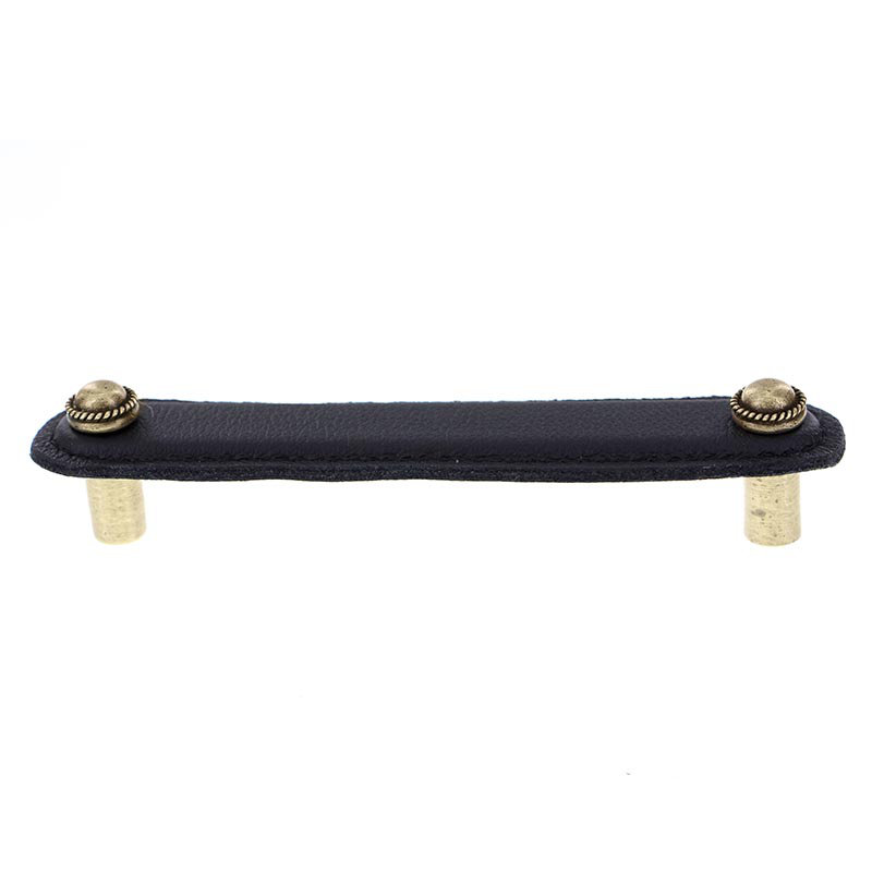 Sanzio 6" Center to Center Bar Pull, 5'', Antique Brass