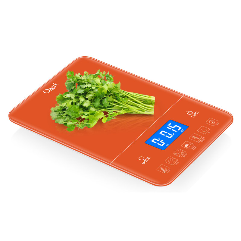 Baking Scale With Calorie Counter, By Ozeri, Burnt Ochre