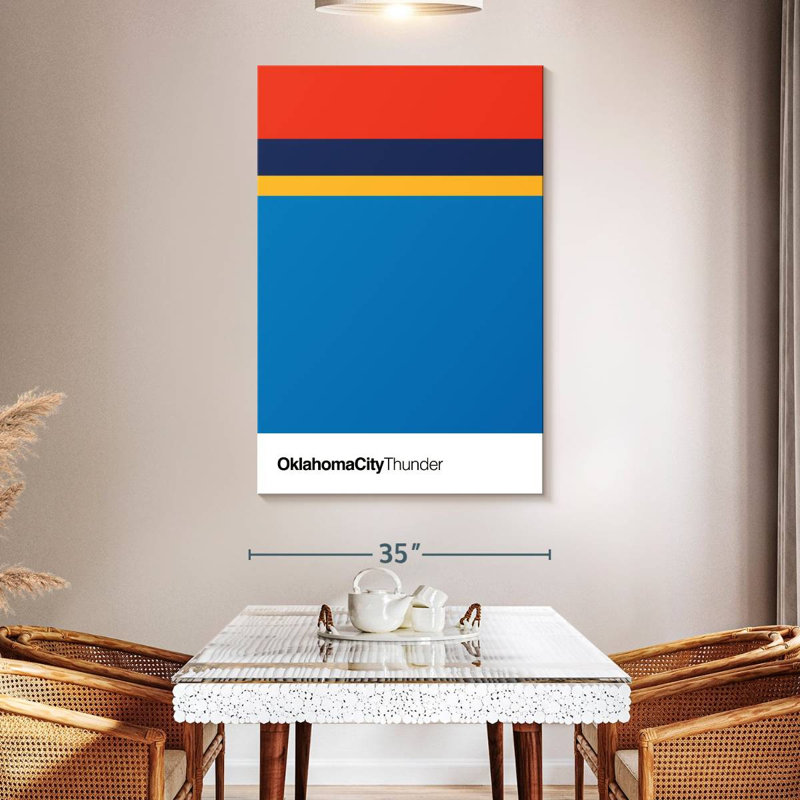 Sireci Oklahoma City Thunder, 51" H x 34" W