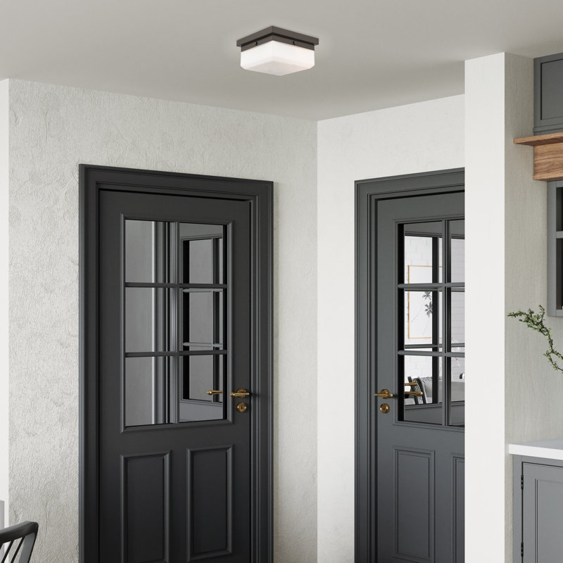 Cara Flush Mount, English Bronze