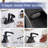 Bathroom Faucet - 4 Inch Centerset Waterfall Faucet With 2 Handles, 360 Degree Swivel Spout, 3 Hole Sink, Pop Up Drain-125355877