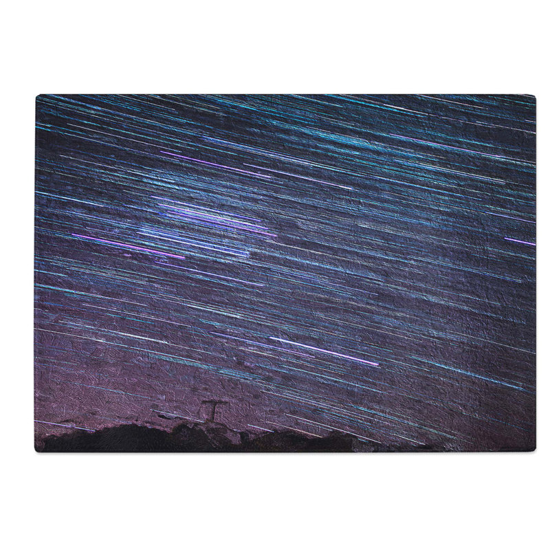 Tempered Glass Stars over Spain Chopping Board, 39 cm W x 28.5 cm L