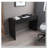 Black Wengue 2-Drawer Computer Desk
