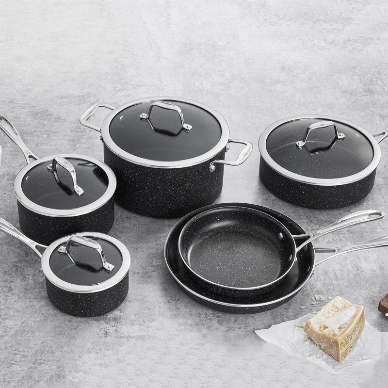 Capri 10 Piece Aluminum Cookware Set