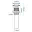 Bathroom Sink Drain With Overflow,universal Bathroom Sink Stopper For Bathroom Vanity Vessel Sink-1797244938