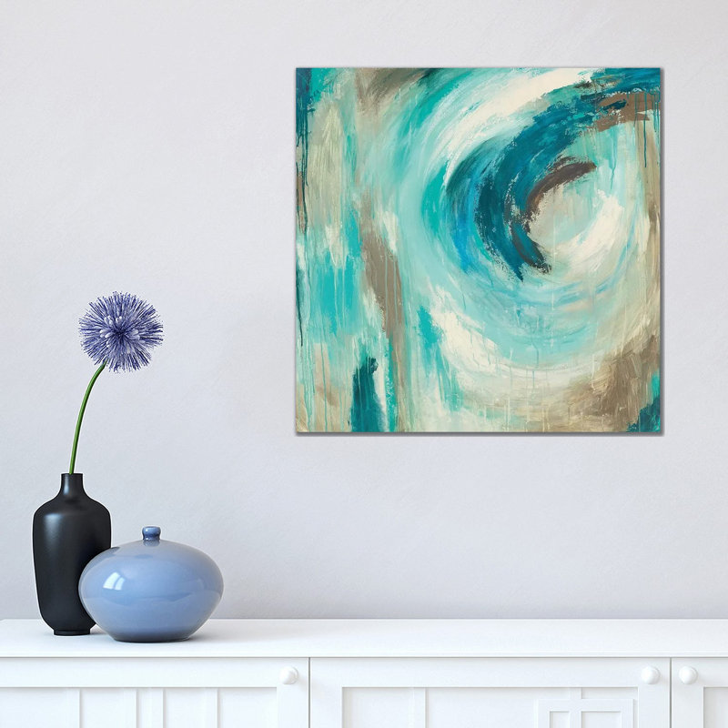 Blue Hawaii 1 Piece Wrapped Canvas Painting, 45.72cm H x 45.72cm W x 1.91cm D