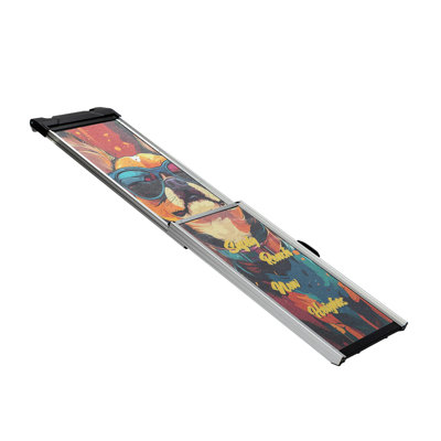 Colorful Aluminum Dog Ramp, Trucks, Safe, High - Traction, Portable, Space Saving Portable Patterns, Pp, Alloy, Traction Surface,