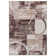 Bionda Geometric Machine Woven Polypropylene Area Rug in Brown