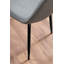 Edzard Statement Round Dining Table Set in Luxury Stone Effect & 6 Faux Leather Dining Chairs-88576304