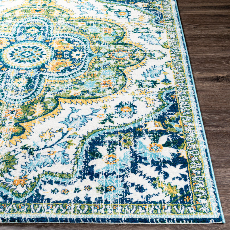 Fleeman Geometric Indoor Rug, Rectangle 5'3" x 7'1"