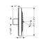 Puravida Rain Shower Head-6003060