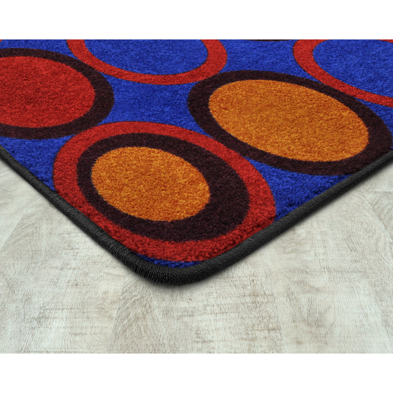 Circle Back Geometric Tufted Area Rug, 7'8" x 10'9"