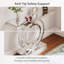 Mirrored Console Table With Crystal Accents-1484005035