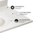 43 Inch Cultured Marble Vanity Top with Backsplash, Improved Package-264370695