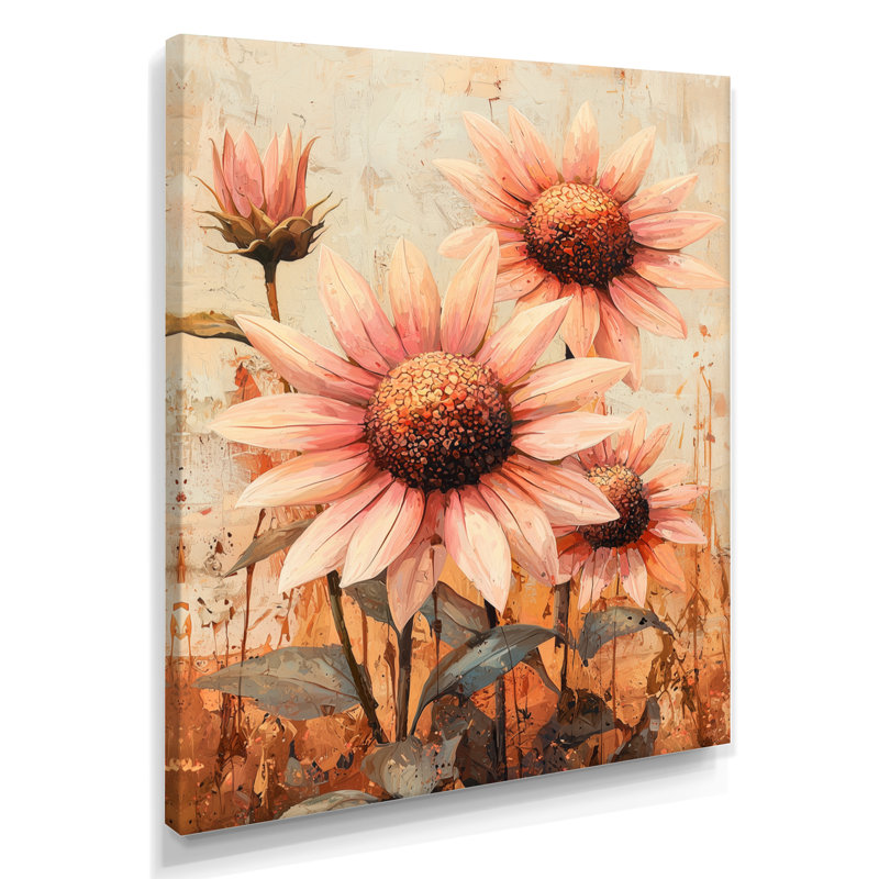 Dirl - Floral Canvas Art Print, 32" H x 16" W, Wrapped Canvas, Does Not Apply