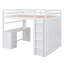 Lit mezzanine avec tiroirs, bureau et garde-robe-202601684-202601685