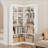 Corner Bookshelf 70.8 Inch Farmhouse Corner Bookcase, Tall Bookshelf With Storage Large Bookcase With Storage For Living Room Office-842268813