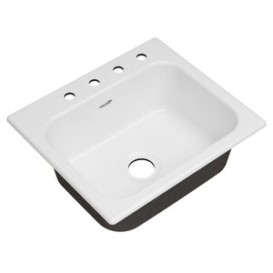 Quince 25" L x 21" W Drop-In Kitchen Sink