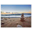 «Risa Stones Balance on Sandy Beach», photographie-1392765351-1392765375