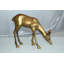 Statue bronze cerf bicolore Maranta - Taille: L 13 po x l 4 po x H 11 po.