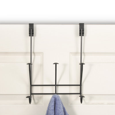 Windsor Steel Over-the-Door 6 - Hook Wall Mounted Coat Rack