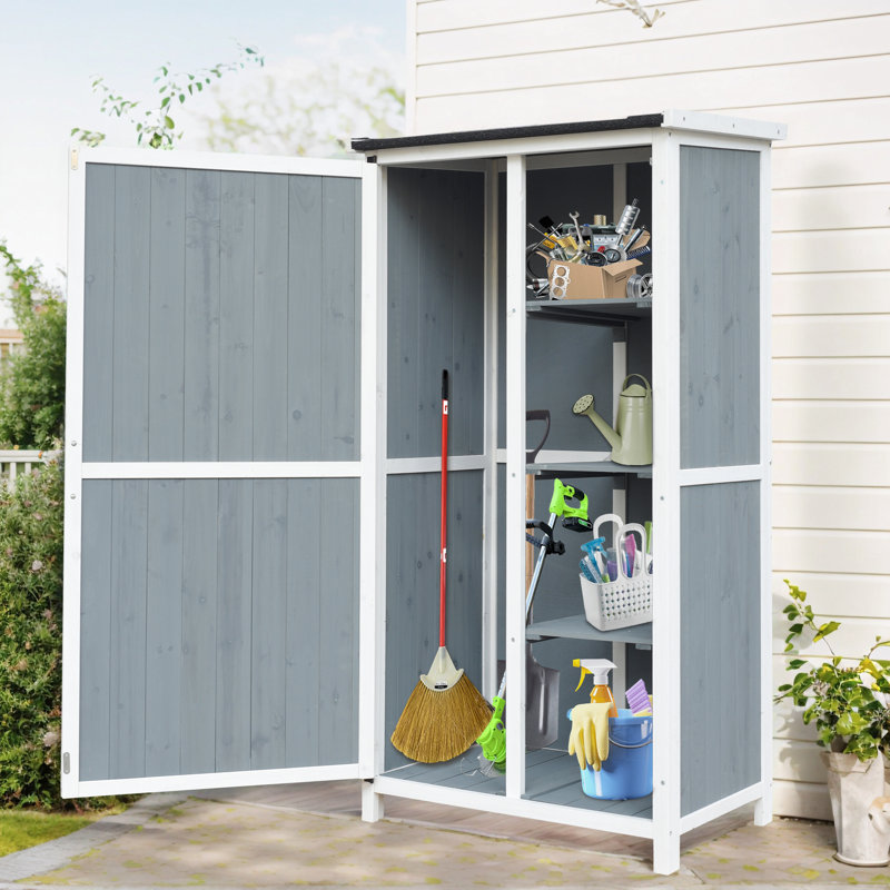Remise en bois pour outils de jardin
