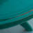 36.25" Dia Round Plastic Patio Table With Umbrella Hole, Outdoor Bistro Dining Table, For Bar, Garden, Backyard, Poolside, Yard, Green