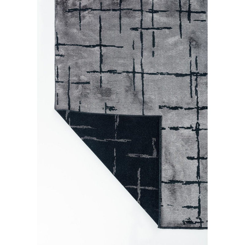 Rapture Abstract Area Rug, Square 9'