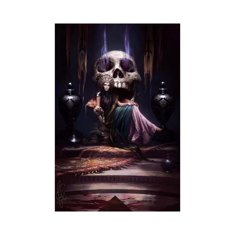 Throne by Melanie Delon - Print on Canvas, Wrapped Canvas, 20.32 cm H x 30.48 cm W
