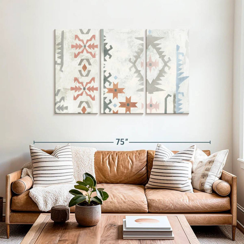 Lelar Southwest Design I Boho, H 36 po x l 57 po