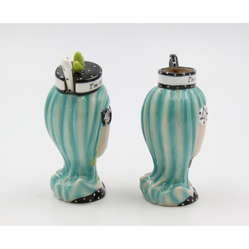 Gudmand Hand Painted Sugar And Creamer Set with Lid