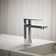 Parallel Single Hole Bathroom Faucet with Drain Assembly