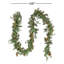 The Holiday Aisle® 9ft. North Conway Garland with Glittery Cones and LED Lights