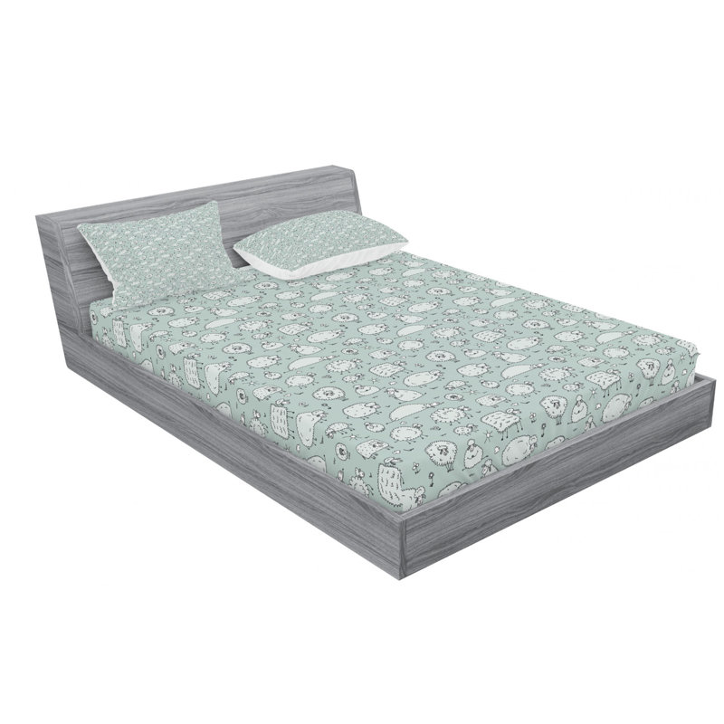 Microfiber Sheet Set, Full Sheet Set with Fitted Sheet