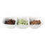 Berry & Thread 14" Triple Section Server - Whitewash