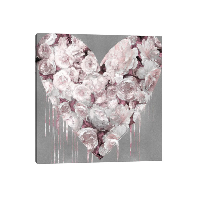 Big Hearted Flowers II by Lindsay Rodgers - Wrapped Canvas Print, 45.72 cm H x 45.72 cm W x 1.91 cm D