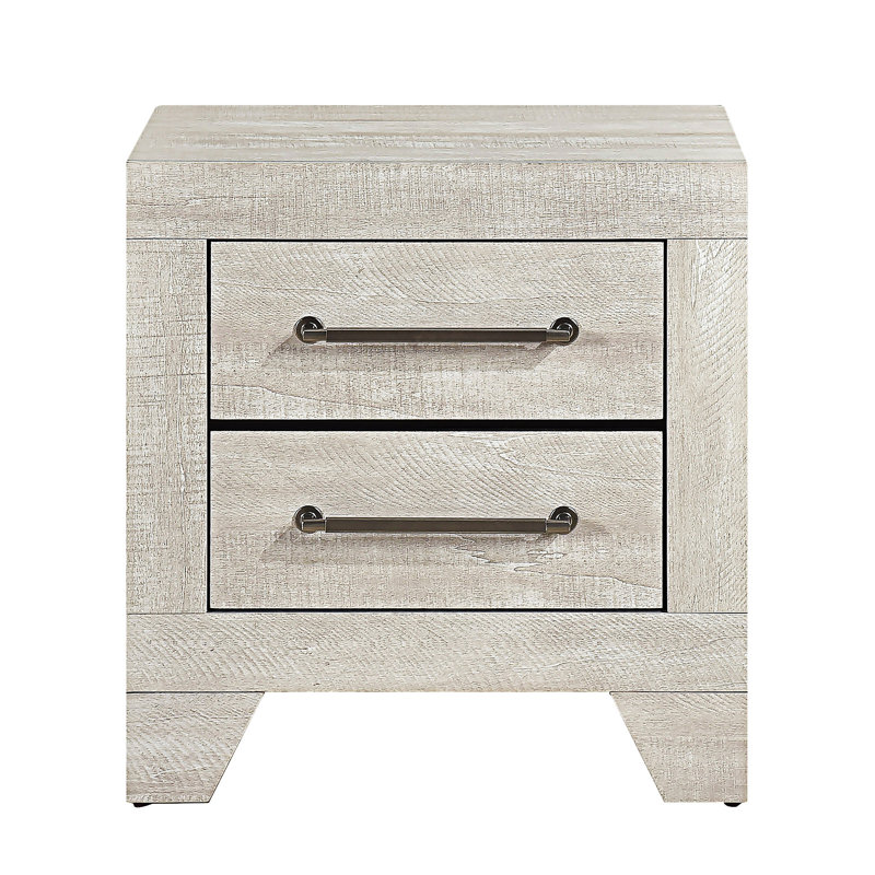 Table de chevet avec tiroirs