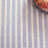 Natura Flat Weave Wool/Cotton Striped Rug in Ivory/Blue-1492112519
